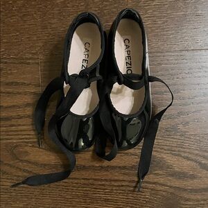 Capezio Glossy Black Ballet Flats